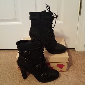 Dolce by Mojo Moxy Leather Ankle Boots